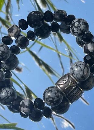 Браслет из натуральных минералов