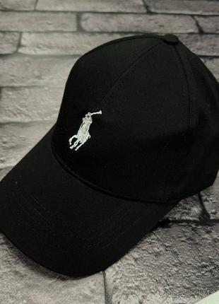 🔥 кепка polo ralph lauren чорна