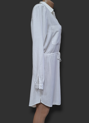 Біла подовжена сорочка блуза туніка2 фото