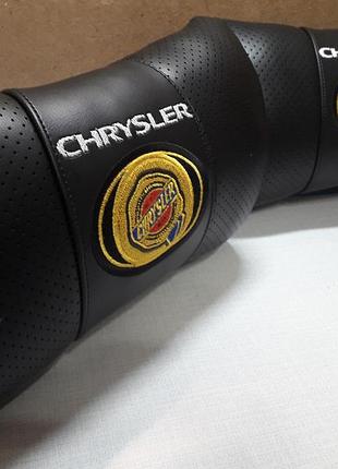 Подушка-подголовник chrysler (любой логотип)