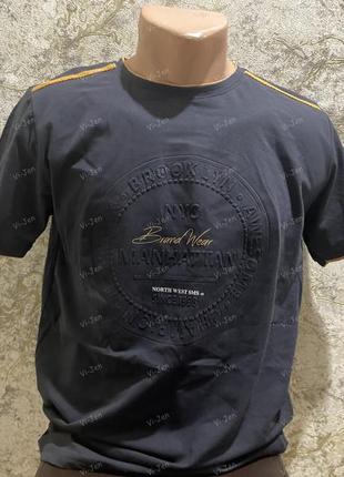 Чоловіча футболка турецька бавовна сучасна з принтом