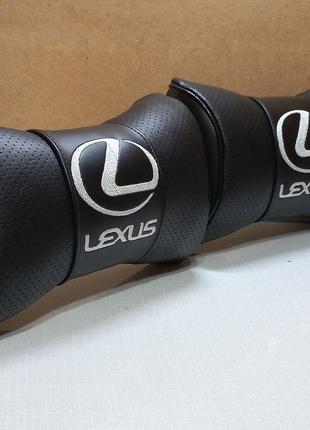Подушка-подголовник lexus (любой логотип)