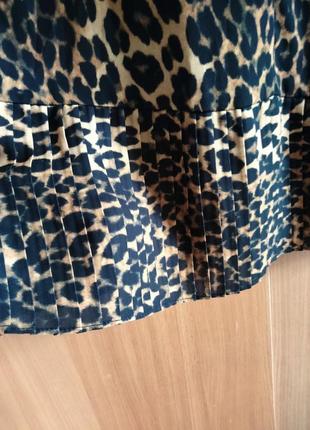 Платье платье в леопардовый принт4 фото