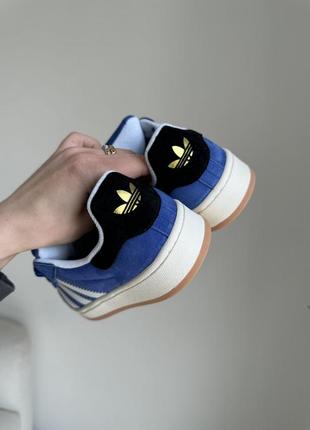 Жіночі кросівки adidas campus 00s blue/white3 фото