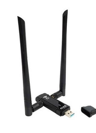 Оригінал! потужний usb wi-fi адаптер alfa awus036acm чіп mediatek mt7612u