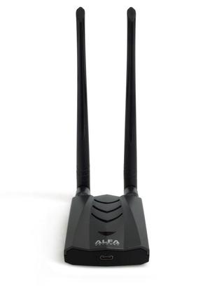 Оригинал! мощный usb wi-fi адаптер alfa awus036ach v.2 (awus036ach-c) чип realtek rtl8812au