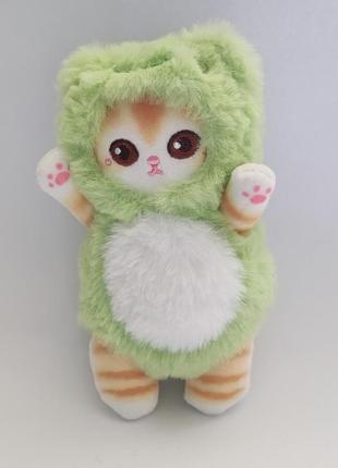 Брелок м'яка іграшка котик-жабка
