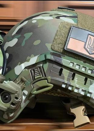 Комплект тактические наушники walker's razor slim multicam с креплением активные наушники walkers мультикам