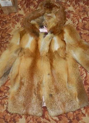 Шубка хутро лиса на перешиття handmade