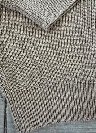Мужской свитер кофта хлопок коричневый бежевый paul james l xl 50 524 фото