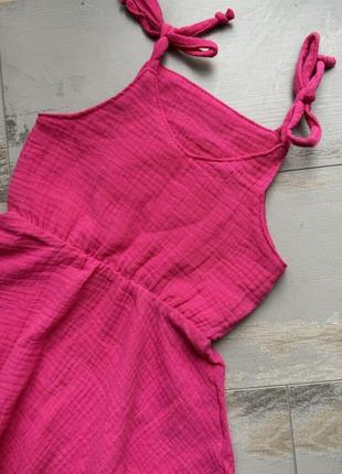 Сарафан муслин малиновый