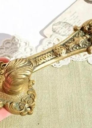 Дивовижної краси антикварна бронзова ручка.
початок хх століття. 
унікальна деталізація!☝️
 старовинна ручка.