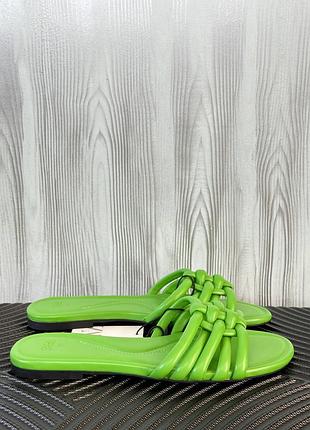 Новые! женские зеленые сандалии zara