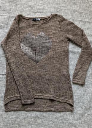 Летний хлопковый джемпер g&n moda p. с-m(l)