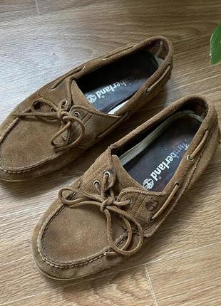 Замшеві топсайдери timberland