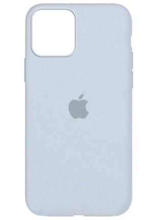 Силіконовий чохол з закритим низом d iPhone 12 silicon case #05 lilac cream