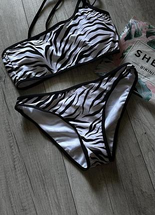 Купальник shein зебра