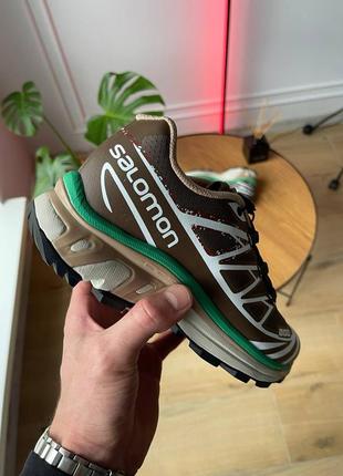 Salomon xt-6 green brown 4731203 фото