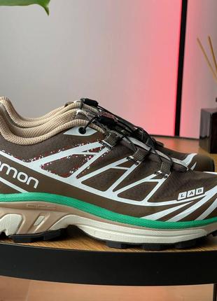 Salomon xt-6 green brown 4731206 фото