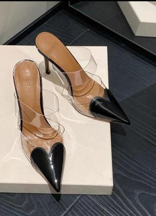 Туфлі в стилі alaia серце4 фото