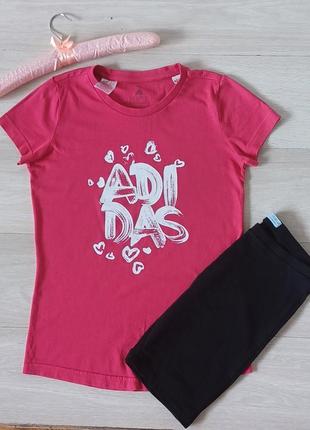 Футболка adidas и велосипедки