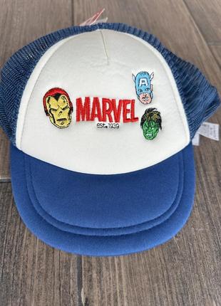 Zara marvel кепка детская бейсболка новая 3-6 52 h&m primark