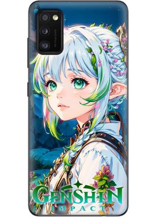 Чохол силіконовий з картинкою на samsung galaxy a41 (a415) (аніме нахіда геншин, anime nahida genshin)