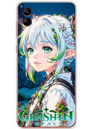 Чохол силіконовий з картинкою на samsung galaxy a04 (a045) (аніме нахіда геншин, anime nahida genshin)