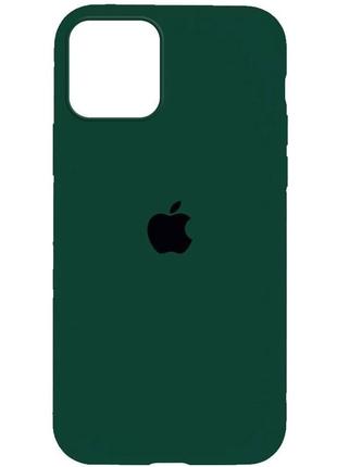 Оригінальний чохол для iphone 14 silicone case full forest green