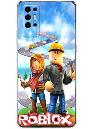 Чохол силіконовий з картинкою на tecno pova 2 (le7n) (роблокс, roblox)