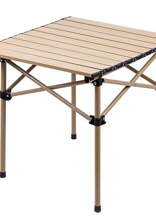 Стол для пикника складной 50 x 53 x 50 см бежевый