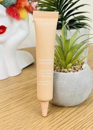 Оригінал clarins everlasting long-wearing and hydration concealer консилер 02 light medium