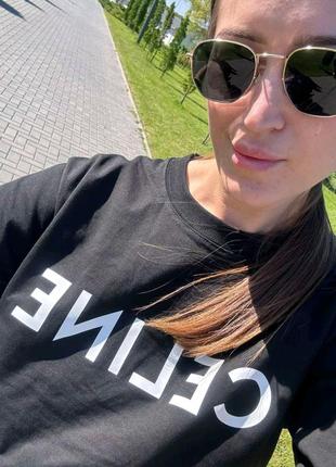 Футболка в стиле celine