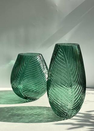 Скляна скляна ваза бутон 17*32