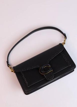 Coach tabby shoulder black9 фото