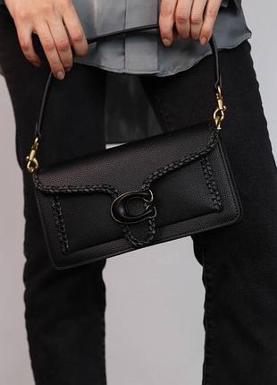 Coach tabby shoulder black3 фото