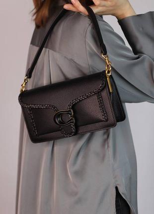 Coach tabby shoulder black5 фото