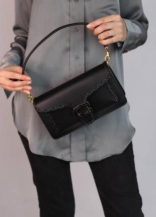 Coach tabby shoulder black4 фото