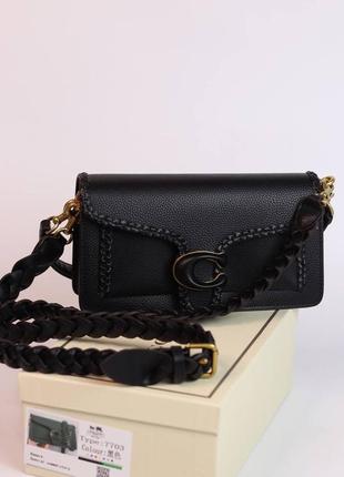 Coach tabby shoulder black7 фото