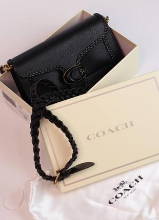 Coach tabby shoulder black10 фото