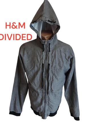 Хлопковая ветровка бренда  divided от h&m оригинальная куртка на лето