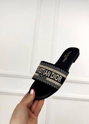 Шлепки, сланцы dior (christian dior)