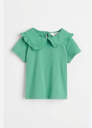 Футболка з комірцем h&m