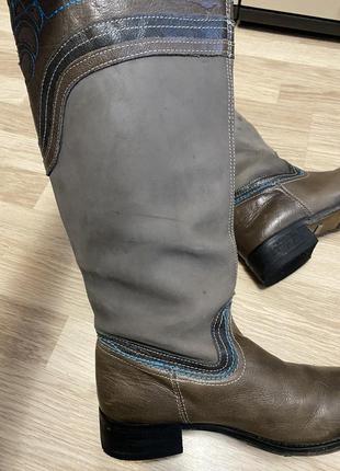 Сапоги кожаные высокие mex 39 размер7 фото