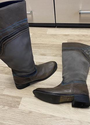 Сапоги кожаные высокие mex 39 размер2 фото