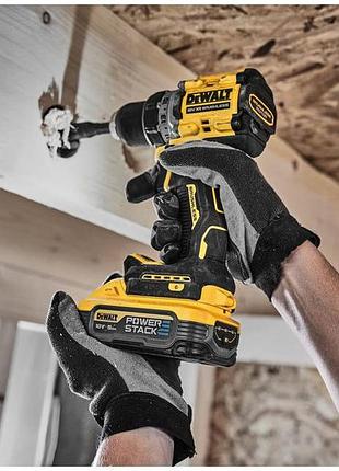 Дрель-шуруповёрт аккумуляторная бесщёточная dewalt dcd800h2t 5