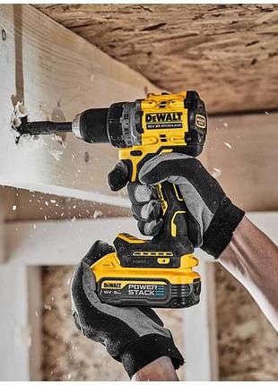 Дрель-шуруповёрт аккумуляторная бесщёточная dewalt dcd800h2t 4