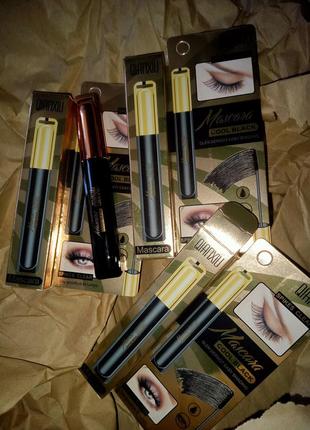 Тушь с силиконовой щеточкой