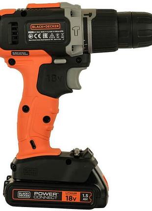 Дриль-шурупокрут ударний акумуляторний black+decker bcd003c1 (spb) 4
