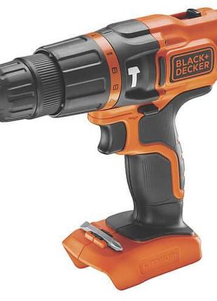 Дрель аккумуляторная ударная black+decker bdch188n (spb) 2